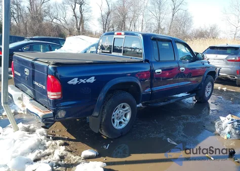 2004 Dodge Dakota Sport/Sxt из США, поврежденный, VIN 1D7HG38N24S561820